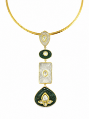 Aquamarine Pastel Charm Pendant Necklace